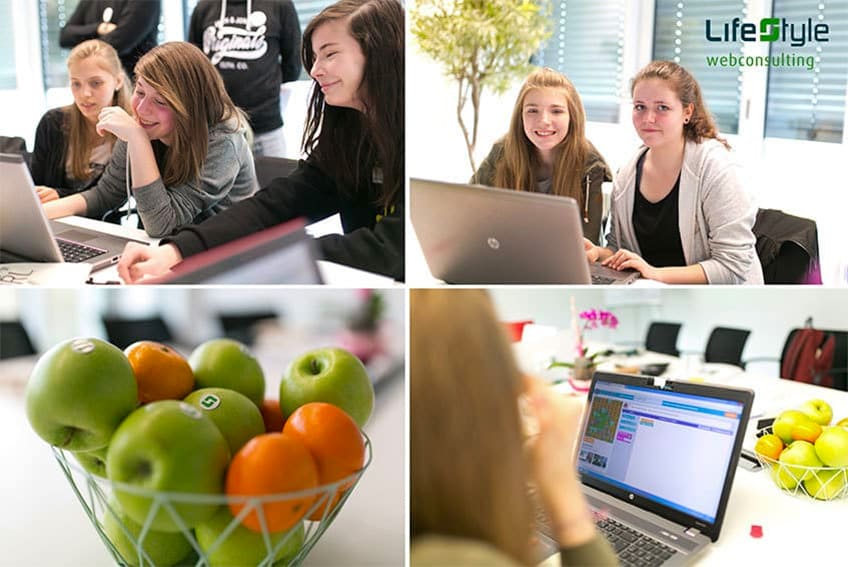 Girlsday 2017 bei LifeStyle - Workshop Softwareentwicklung